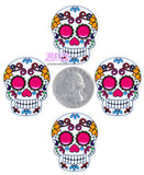 1pc - High Quality Sugar Skull Resin Planar p718