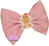 1pc-Gingerbread Cookie Girl Resin Planar --