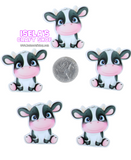 1pc -High Quality Cute Cow Resin Planar P774