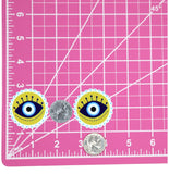 1pc  -Evil Eye resin planars P133