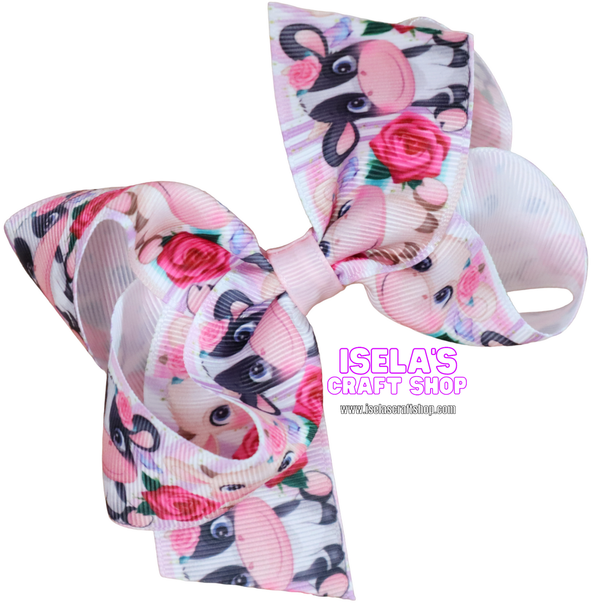 New High Quality Cow Ribbon 7/8