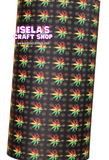 1pc Weed Faux Leather Sheet
