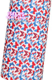 New 4th of july Butterflies  Faux Leather Sheet F505
