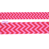 size 7/8" 22mm or 1.5" 38mm 3Yards- Chevron Ribbon
