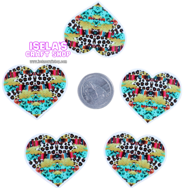 1pc -High Quality Heart Resin Planar P29