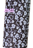 New 1pc Heart Faux Leather Sheet F522