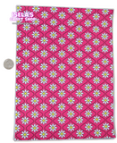 New 1pc Daisy Faux Leather Sheet F595
