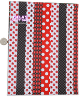 New 1pc Lady bug Faux Leather Sheet F589