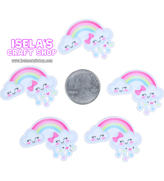 1pc- Rainbow Cloud Resin Planar P83