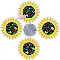 1pc - Autism awareness  Resin Planar P905