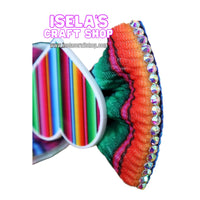 Small Serape Fabric bows