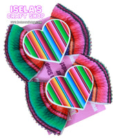 Small Serape Fabric bows
