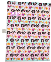 New 1pc Girl Faux Leather Sheet F13