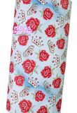 New 1pc ROSE Crown Faux Leather Sheet F52