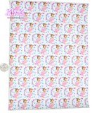 New 1pc  Girl Faux Leather Sheet F61