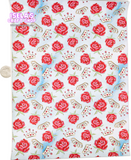 New 1pc ROSE Crown Faux Leather Sheet F52