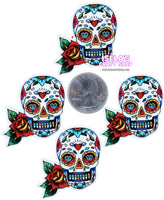 1pc-New High Quality Sugar Skull Resin Planar P671