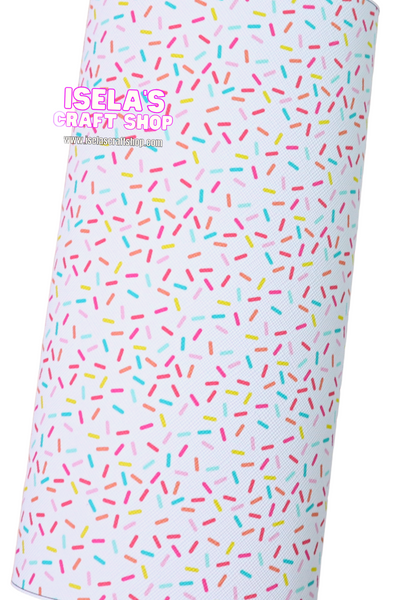 New 1pc Sprinkle Faux Leather Sheet-F772