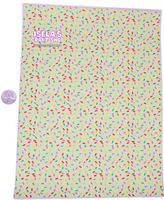 New 1pc Sprinkle Faux Leather Sheet-F745