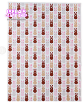 New 1pc -Easter Bunny Faux Leather Sheet F626