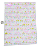 New 1pc Unicorn Faux Leather Sheet - F79