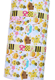 1pc Bee Faux Leather Sheet F70