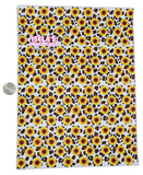 New 1pc Sunflower Faux Leather Sheet F229