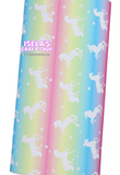 New 1pc Unicorn Faux Leather Sheet F94