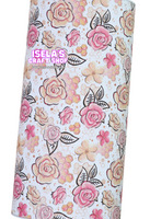 New 1pc Flower Faux Leather Sheet F107