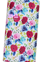 New 1pc Flower Faux Leather Sheet F109