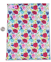 New 1pc Flower Faux Leather Sheet F109