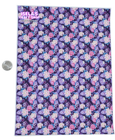 New 1pc Flower Faux Leather Sheet F108