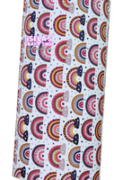 1pc Rainbow Faux Leather Sheet F171