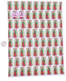 New 1pc Virgencita Faux Leather Sheet F168