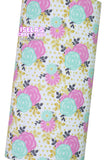 1pc Flower Faux Leather Sheet F50