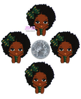 1pc -High Quality Girl Resin Planar - P344
