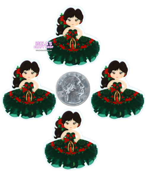 1pc-New High Quality Latina Girl Resin Planar P1162