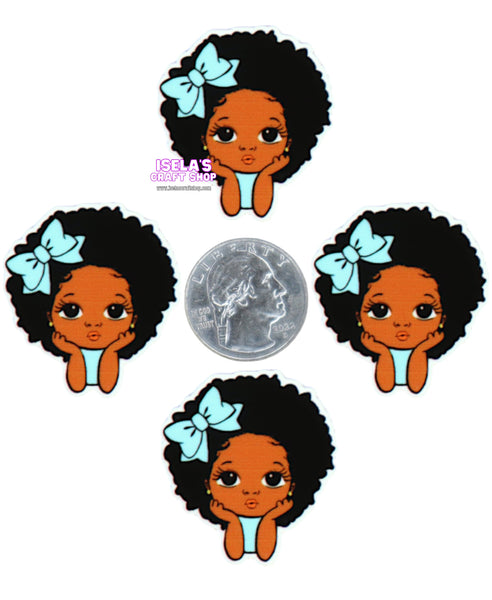 1pc -High Quality Girl Resin Planar - P343