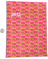 New 1pc Pumpkin Faux Leather Sheet