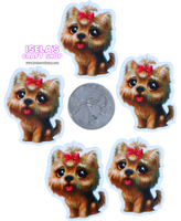 1pc - Dog Resin Planar P426