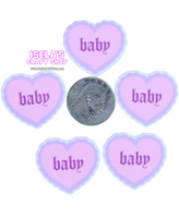 1pc - Baby Heart  Resin Planar P813