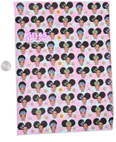 1pc girl Faux Leather Sheet F255