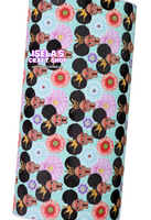 1pc Girl Faux Leather Sheet F256