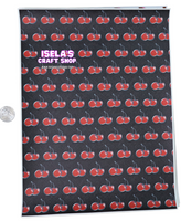 1pc Cherry Faux Leather Sheet F261