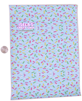 1pc Sprinkle  Faux Leather Sheet F275