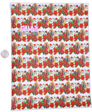 1pc Virgencita Faux Leather Sheet F284