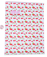 1pc Cherry Faux Leather Sheet F300