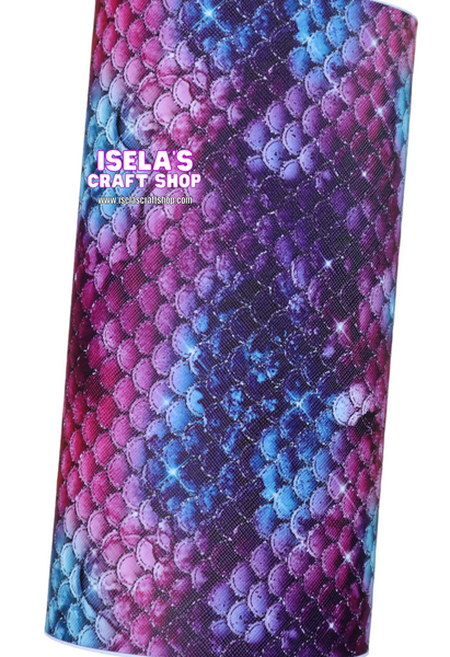 1pc Galaxy Faux Leather Sheet F296