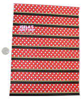 1pc Polka dot Faux Leather Sheet F172