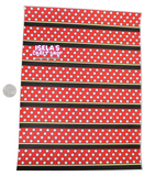 1pc Polka dot Faux Leather Sheet F172